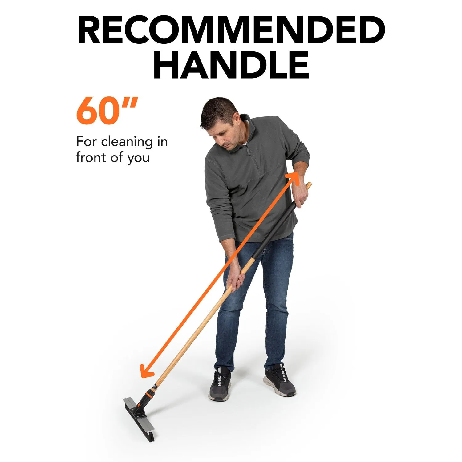 18 in. Floor Squeegee Head