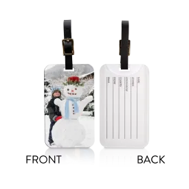 2.375" x 4" Luggage Tag with Card Insert