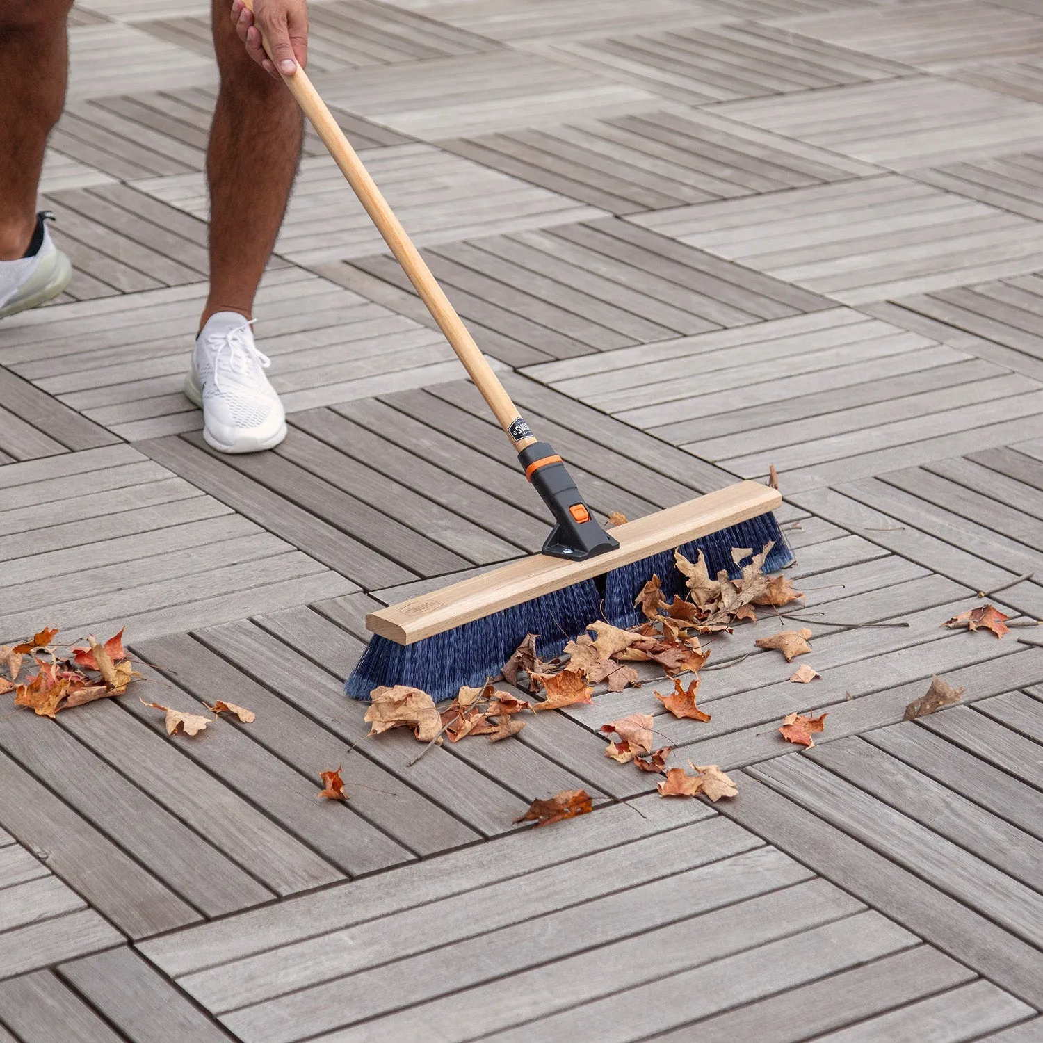 24 in. Premium Multi-Surface Push Broom Head