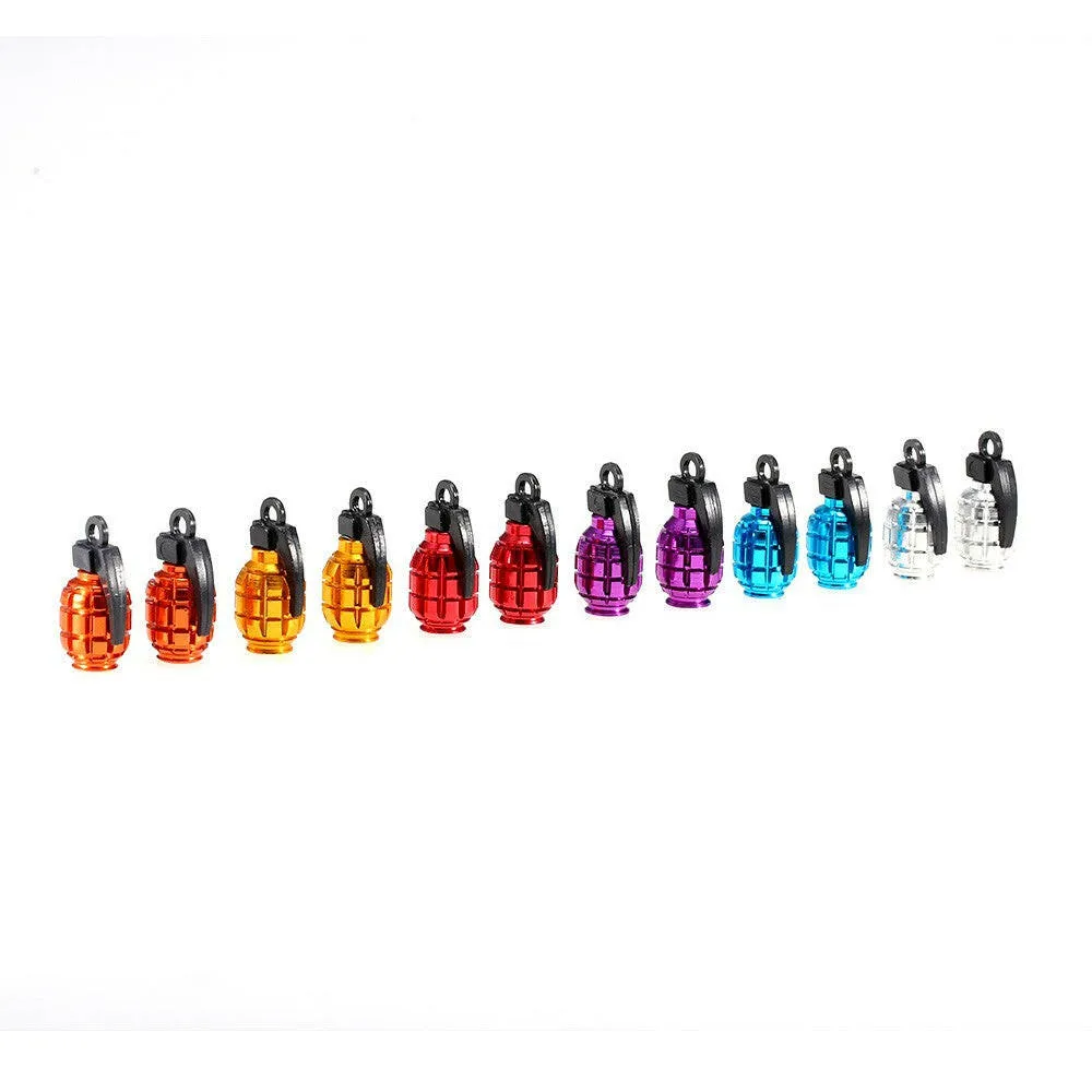 2Pcs Bicycle Valve Caps Air Valve Caps Tyre Valve Dust Covers