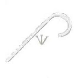 4-Pk. 1.5 x 7-In. DWV J-Hook Pipe Hanger Holder
