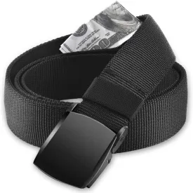 AGPTEK Travel Money Belt, Hidden Money Pouch, Anti-Theft Security Waist Wallet, Secret Compartment Money Hideaway for Business Trip Jogging Outdoor Working, Gift for Fathers Dad Men Boyfriend, Black