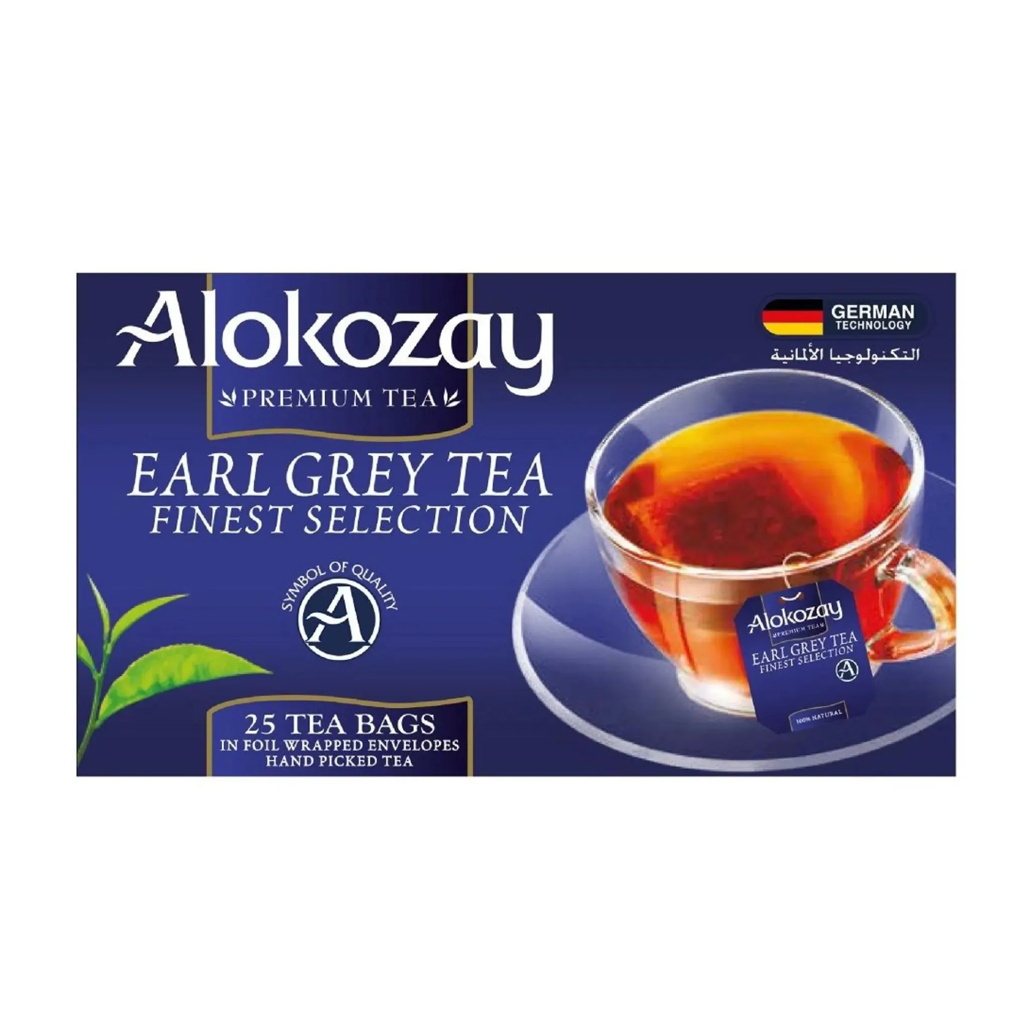 Alokozay Earl Grey Tea - 25 Heat Seal Sachets x 24 (1 carton)