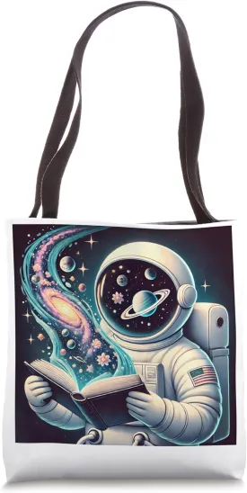 An Astronaut Unleashes Cosmic Imagination Tote Bag