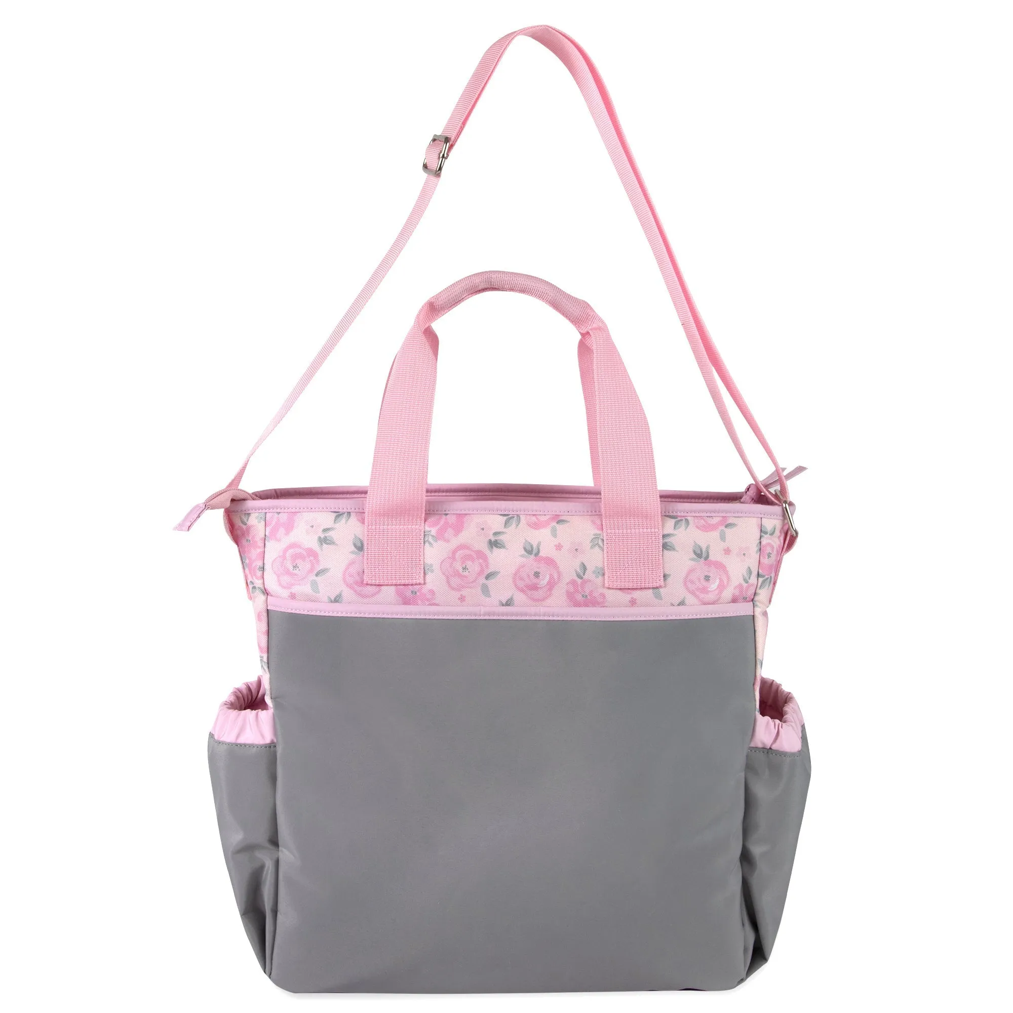 Baby Essentials 3-in-1 Diaper Bag Set - Pink Baby Girl Themed