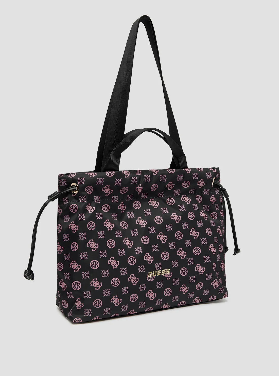 Black Logo Active Shoulder Bag