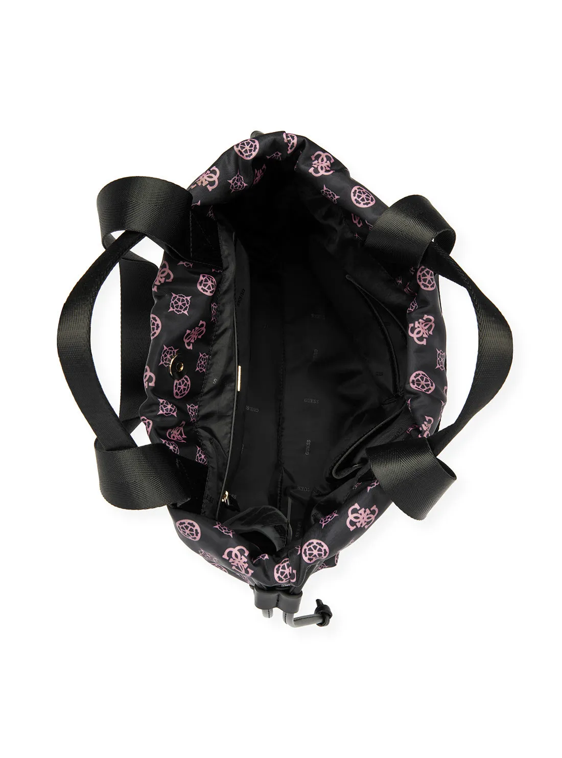 Black Logo Active Shoulder Bag