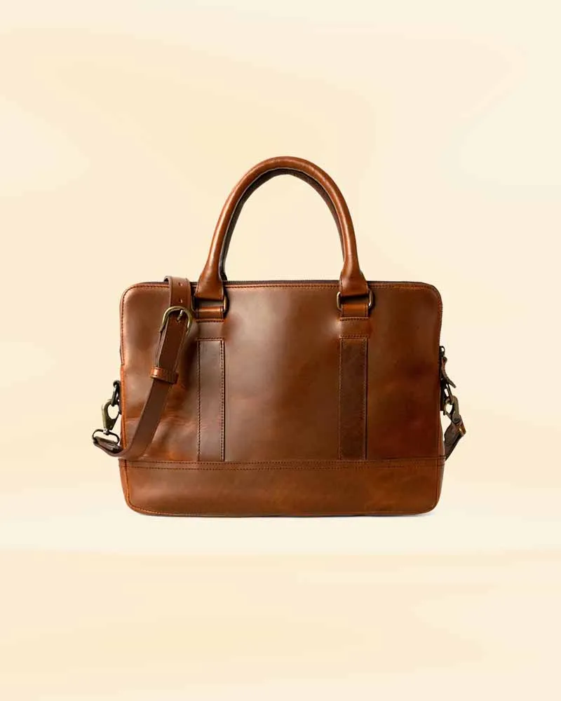 Business leather Brief case