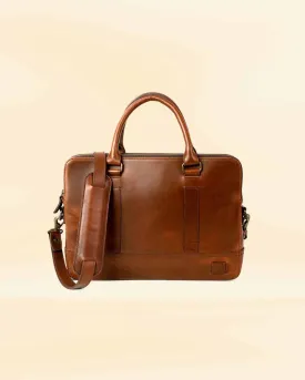 Business leather Brief case