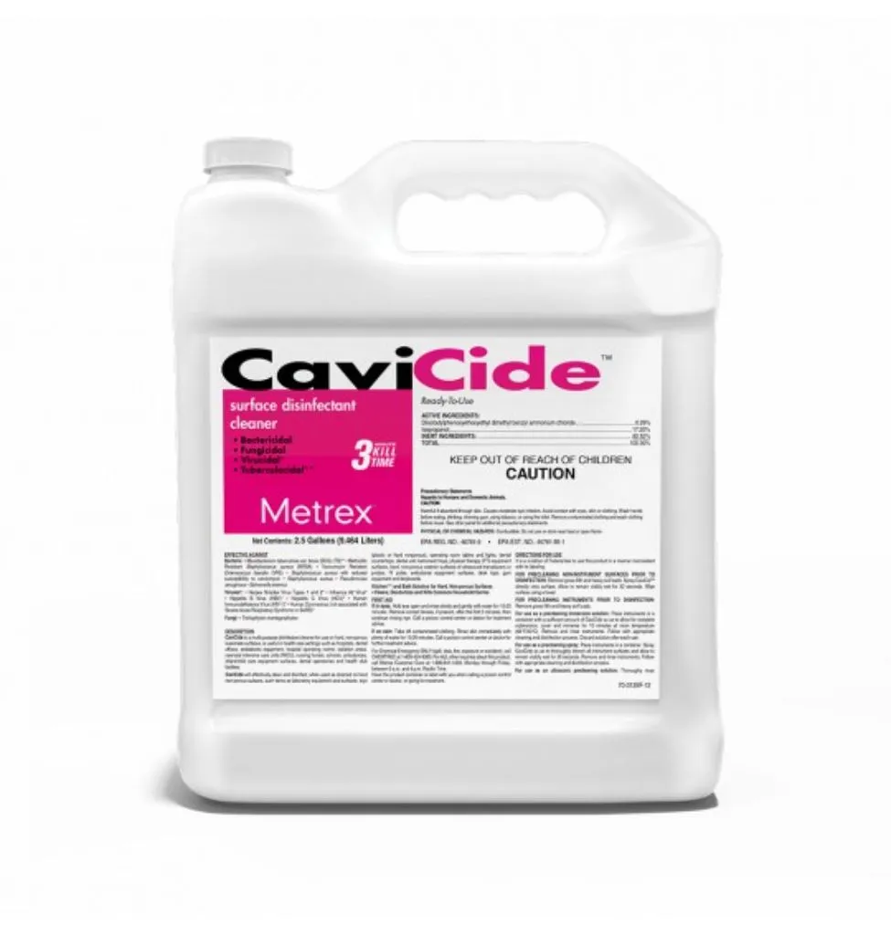 CaviCide Surface Disinfectant and Cleaner, 2.5 gallons
