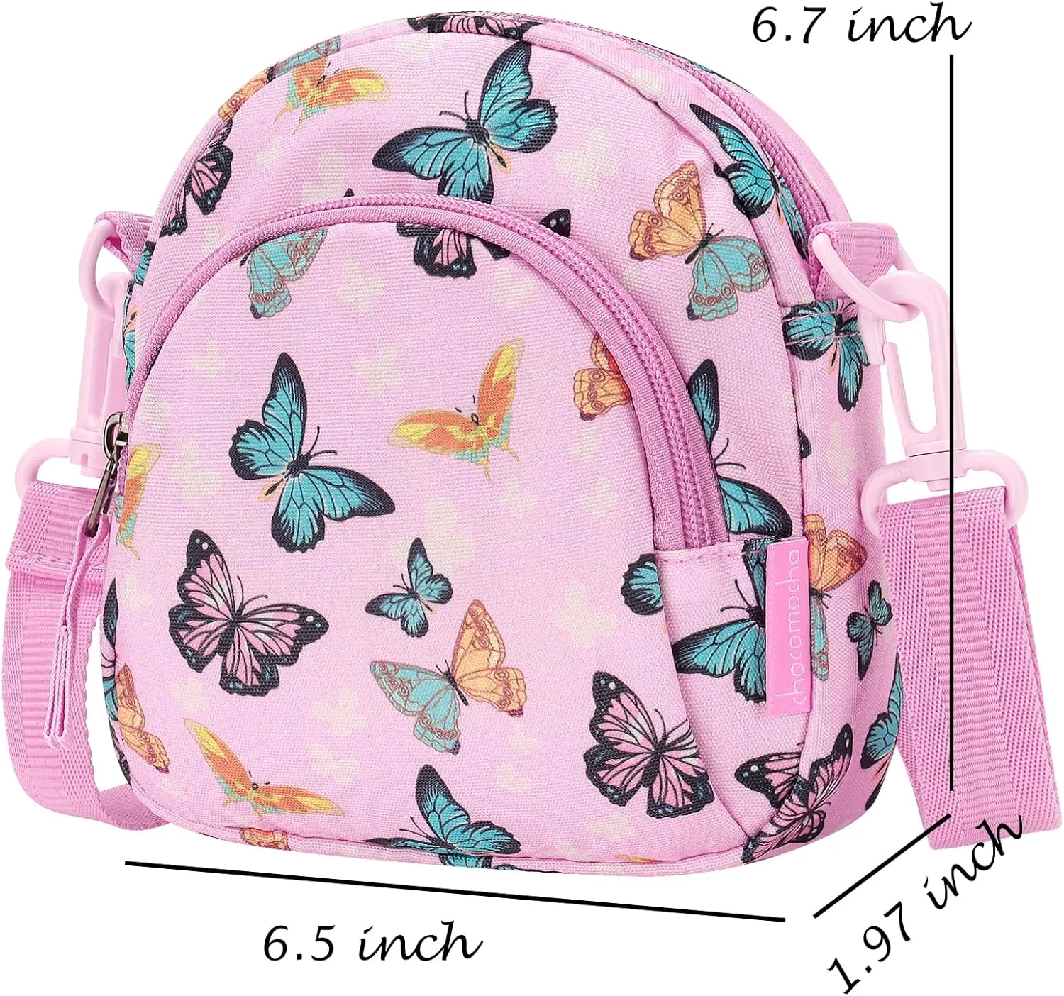 Choco Mocha Little Girls Purse for Kids 4-6 6-8 Girls Crossbody Purses for Kids Crossbody Bag Toddler Purse 2 3 4 year old,
