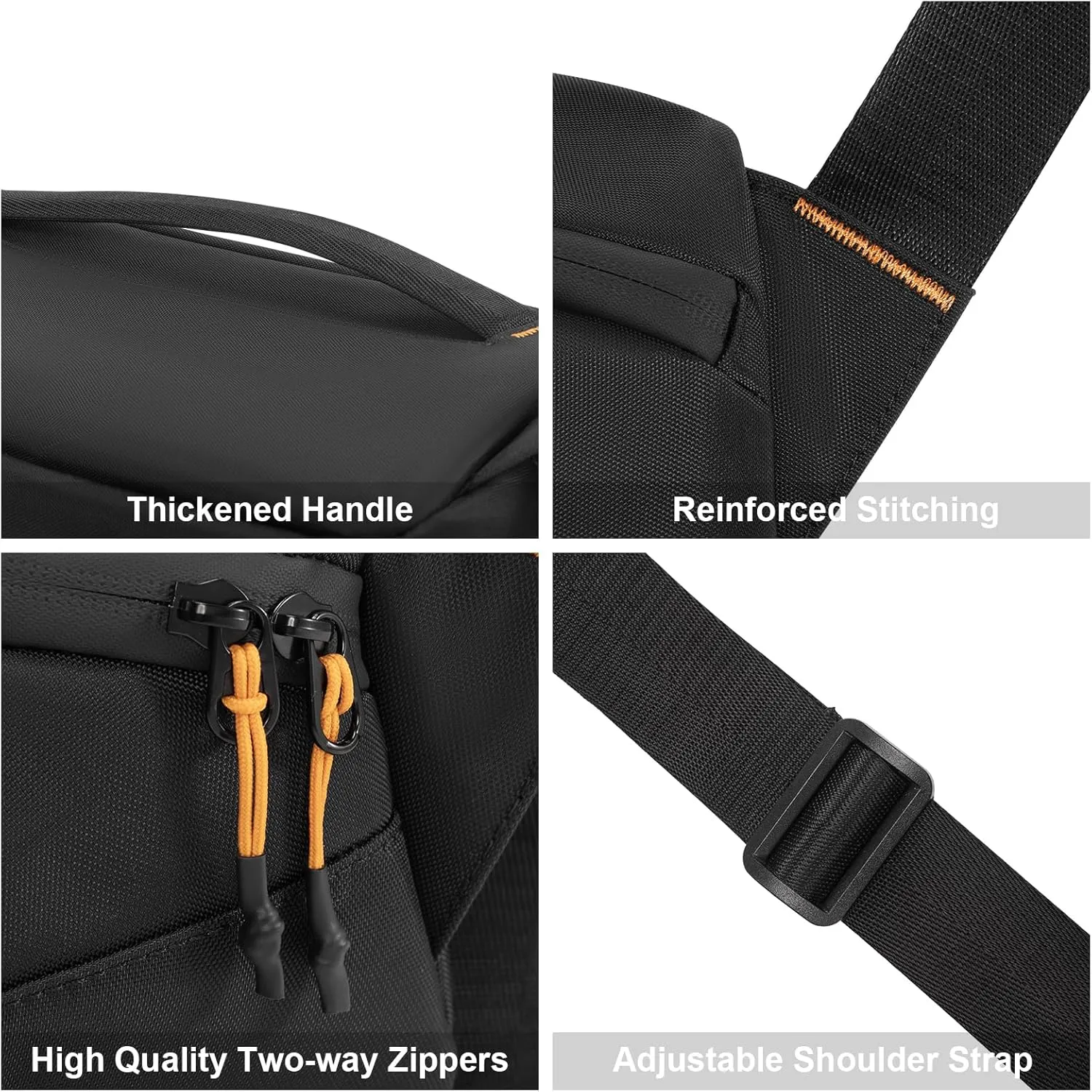 Cwatcun Camera Sling Bag Small, DSLR Compact Camera Shoulder Bag Crossbody, Photography Bag Case Purse for Canon Nikon Sony Fuji DSLR/SLR/Mirrorless Cameras