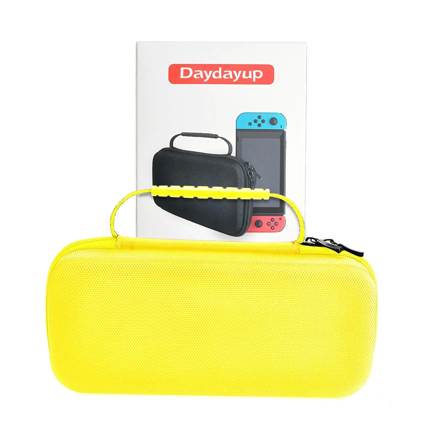 daydayup Switch Carrying Case Compatible with Nintendo Switch/Switch OLED, with 20 Games Cartridges Protective Hard Shell Travel Carrying Case Pouch for Console & Accessories