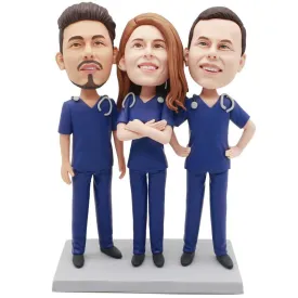 Doctors With Stethoscopes Custom Figure Bobblehead