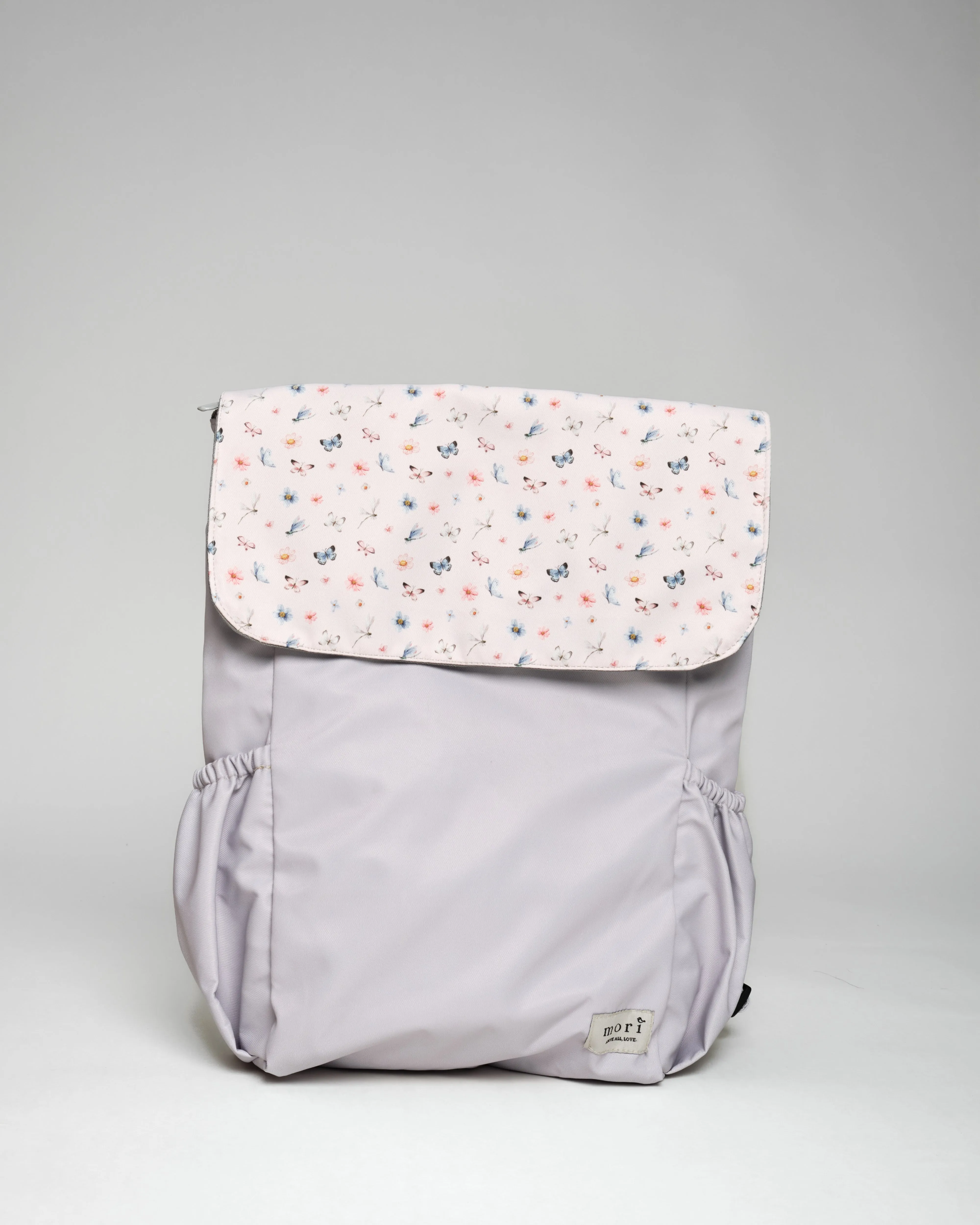 Dreamy Butterflies Grey Utility 4-Way Washable Bag 2.0