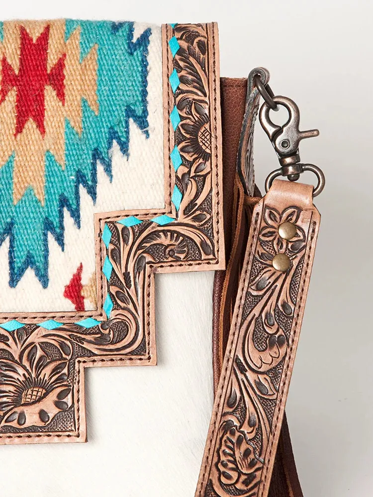 Echo Canyon Western Leather Crossbody Purse