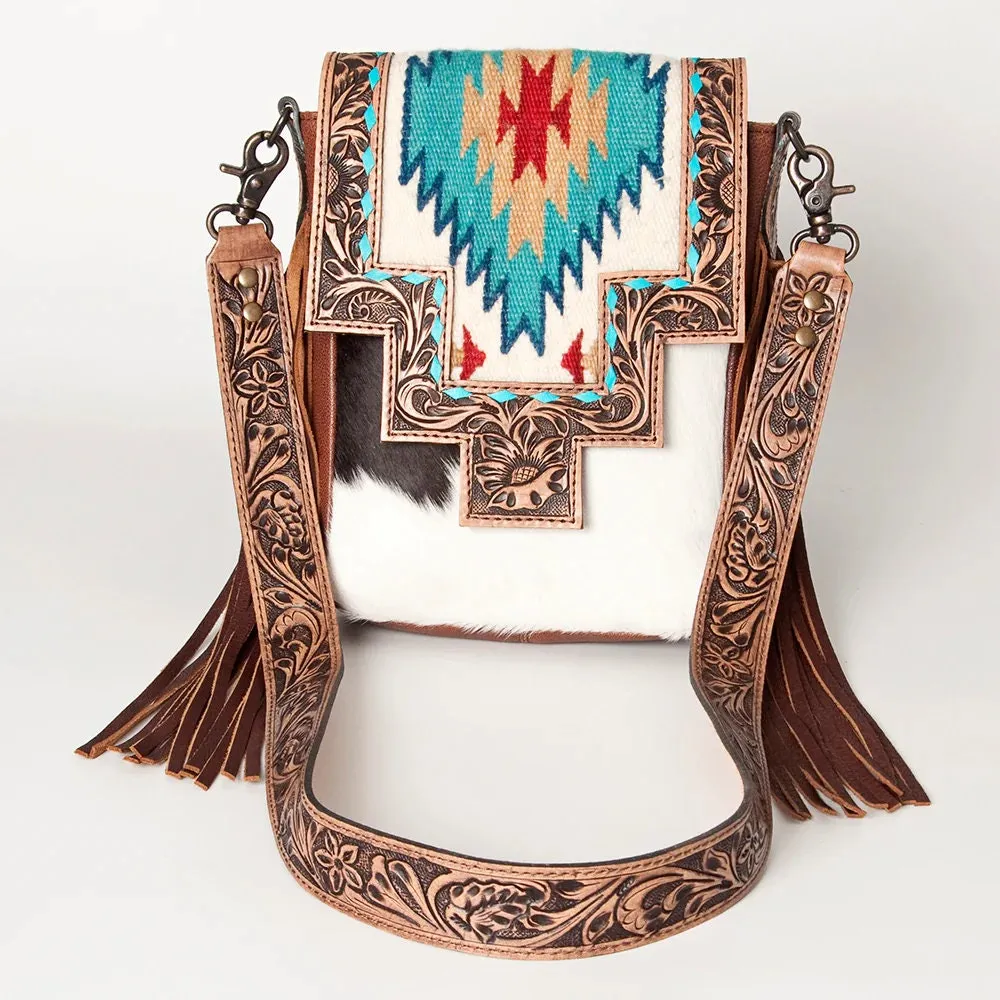 Echo Canyon Western Leather Crossbody Purse