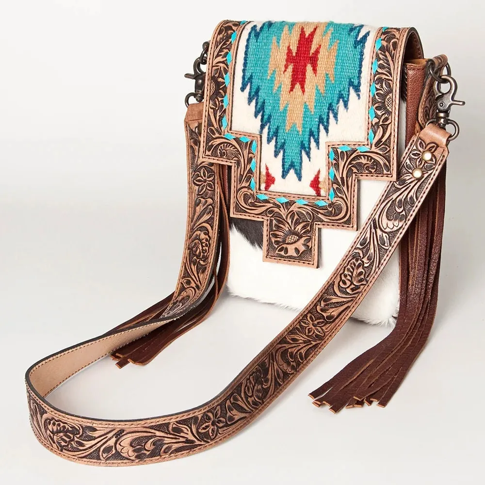 Echo Canyon Western Leather Crossbody Purse