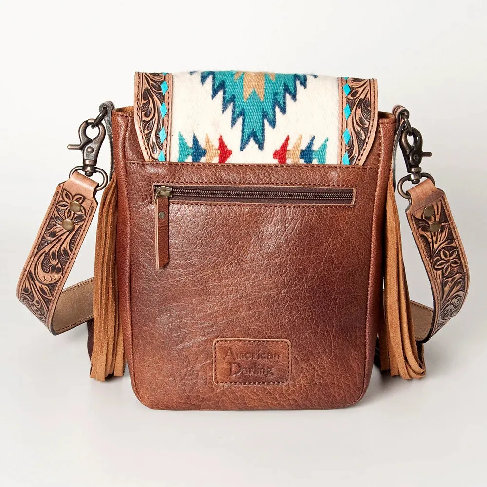 Echo Canyon Western Leather Crossbody Purse