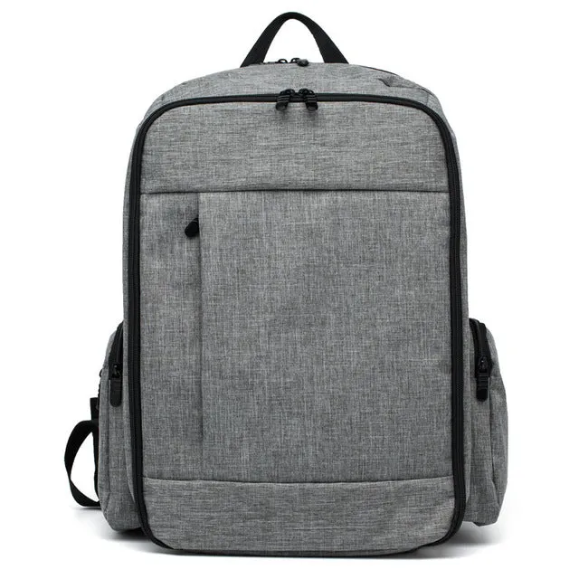 Fashion Large Baby Diaper/Nappy Backpack  - Gray,Blue,Red,Black