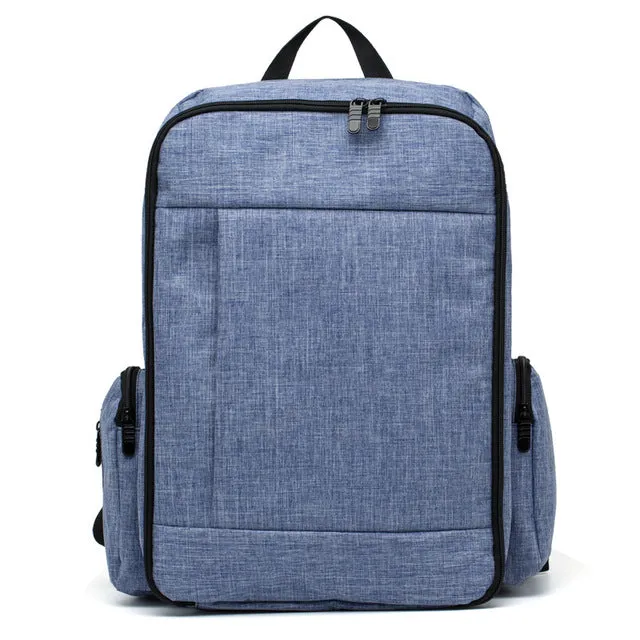 Fashion Large Baby Diaper/Nappy Backpack  - Gray,Blue,Red,Black