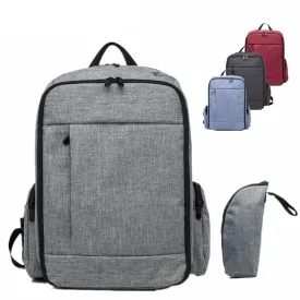 Fashion Large Baby Diaper/Nappy Backpack  - Gray,Blue,Red,Black