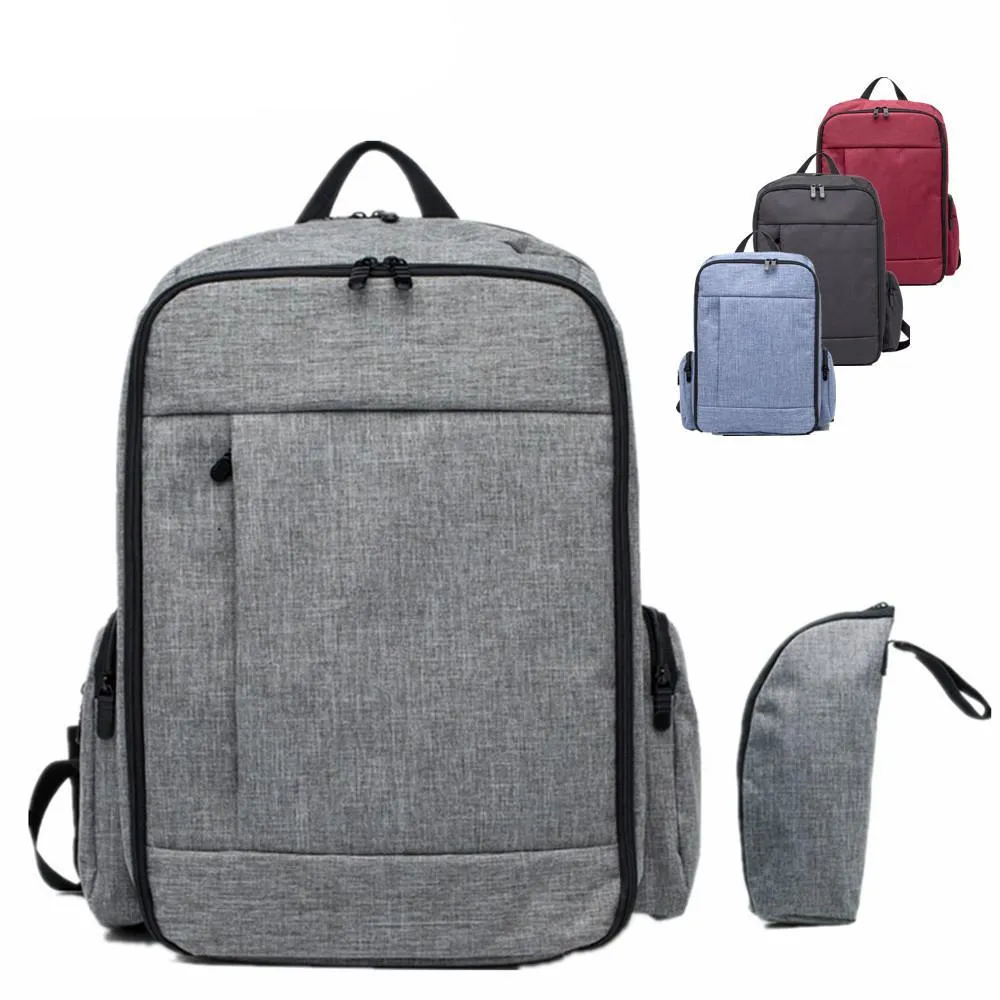 Fashion Large Baby Diaper/Nappy Backpack  - Gray,Blue,Red,Black
