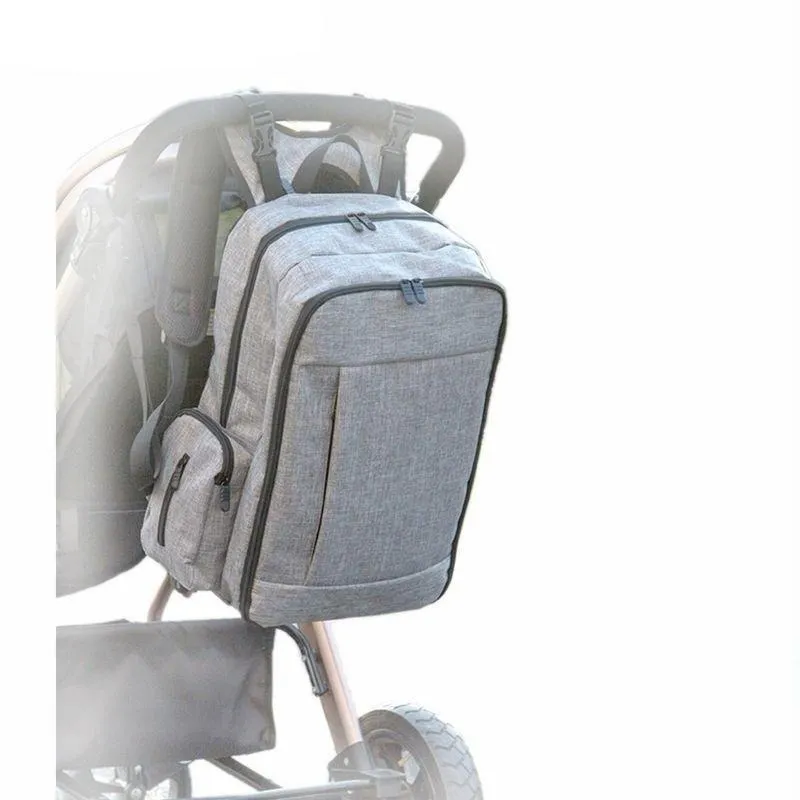 Fashion Large Baby Diaper/Nappy Backpack  - Gray,Blue,Red,Black