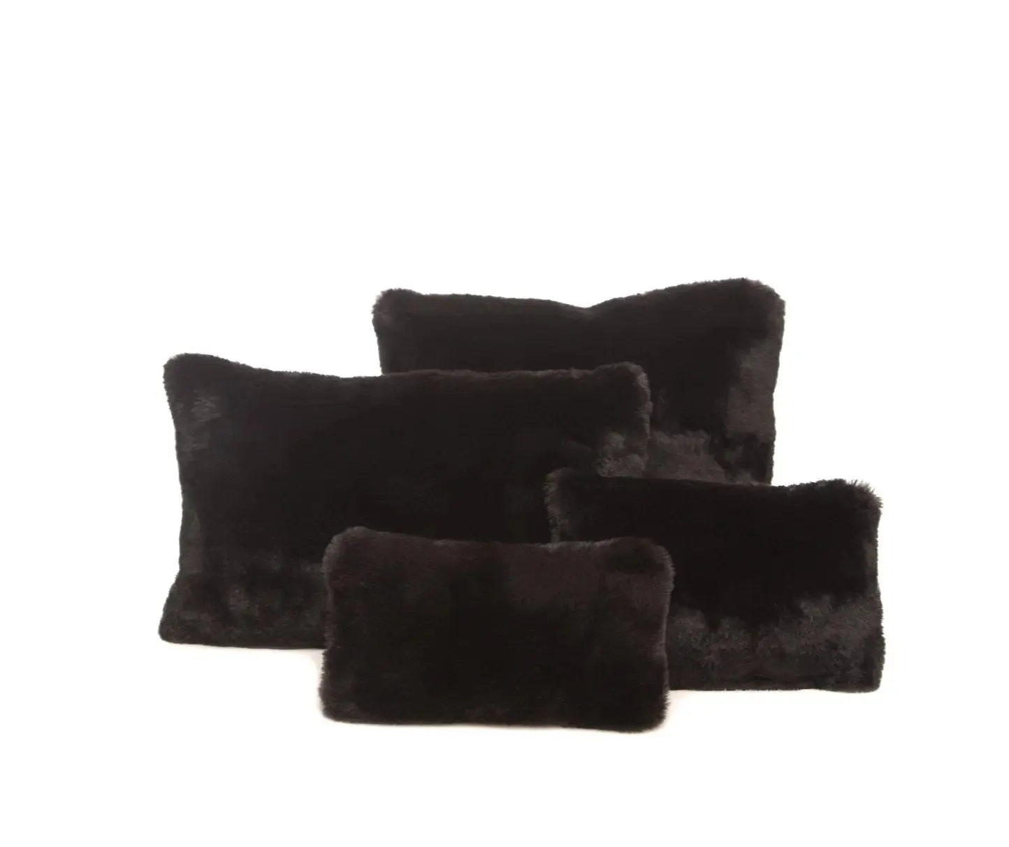 FAUX FUR SET OF FOUR BAGPADS