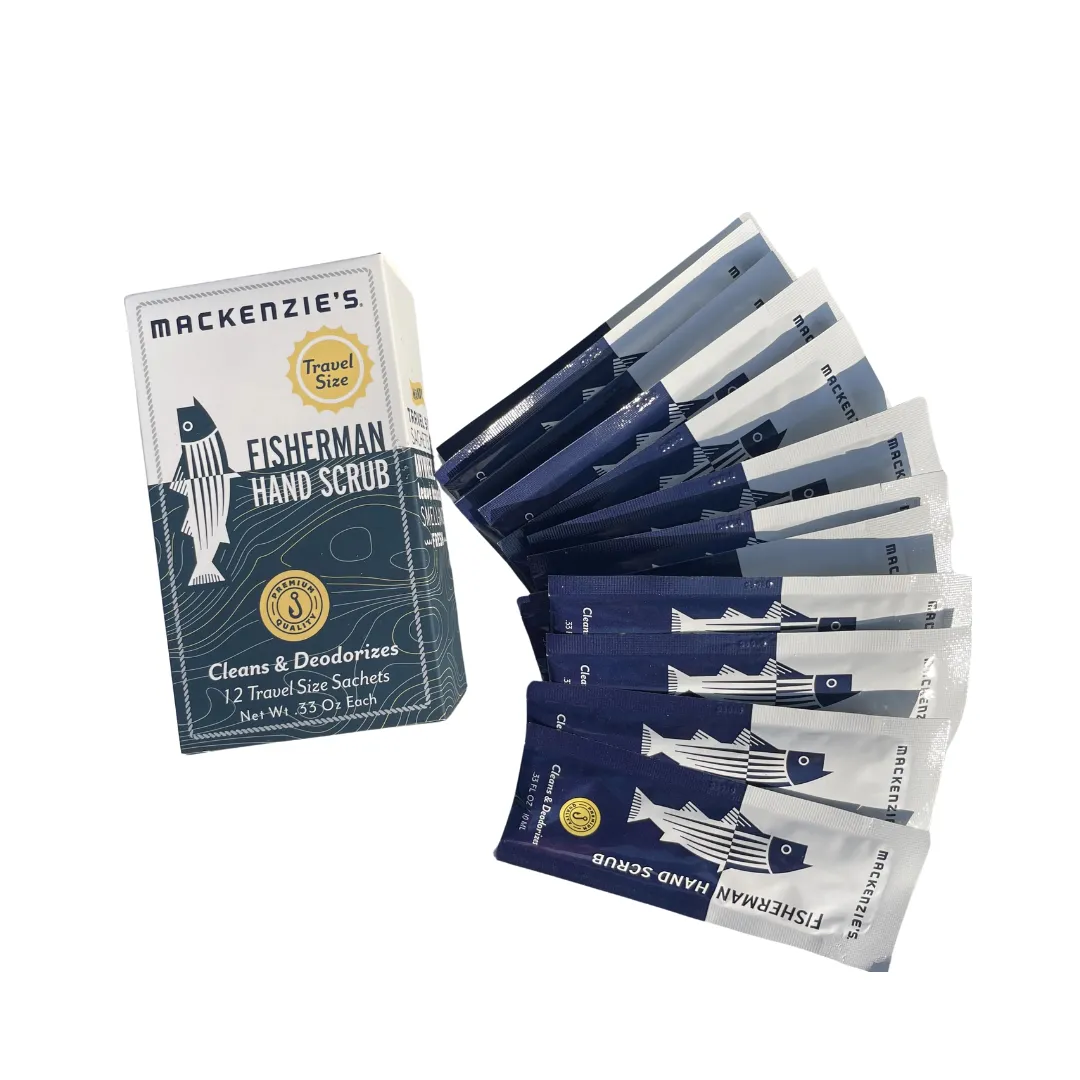 Fisherman Hand Scrub Travel Sized Sachets - Pack of 12