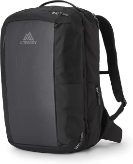 Gregory Border 40L Unisex Commuter Travel/Work/School Carry-On Backpack, Cushioned Backpanel and Shoulder Harness, One Size Fits All, Total Black