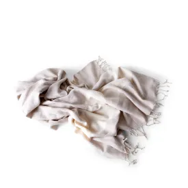 Handwoven Bag Blanket - Beige Diamond