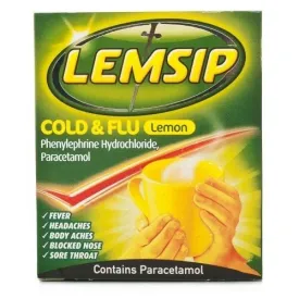 Lemsip Cold & Flu Lemon Sachets x 10