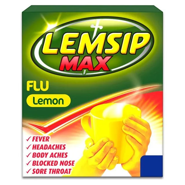 Lemsip Max Flu Lemon Sachets x 10