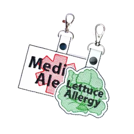 Lettuce Allergy & Large Medical Alert Bundle