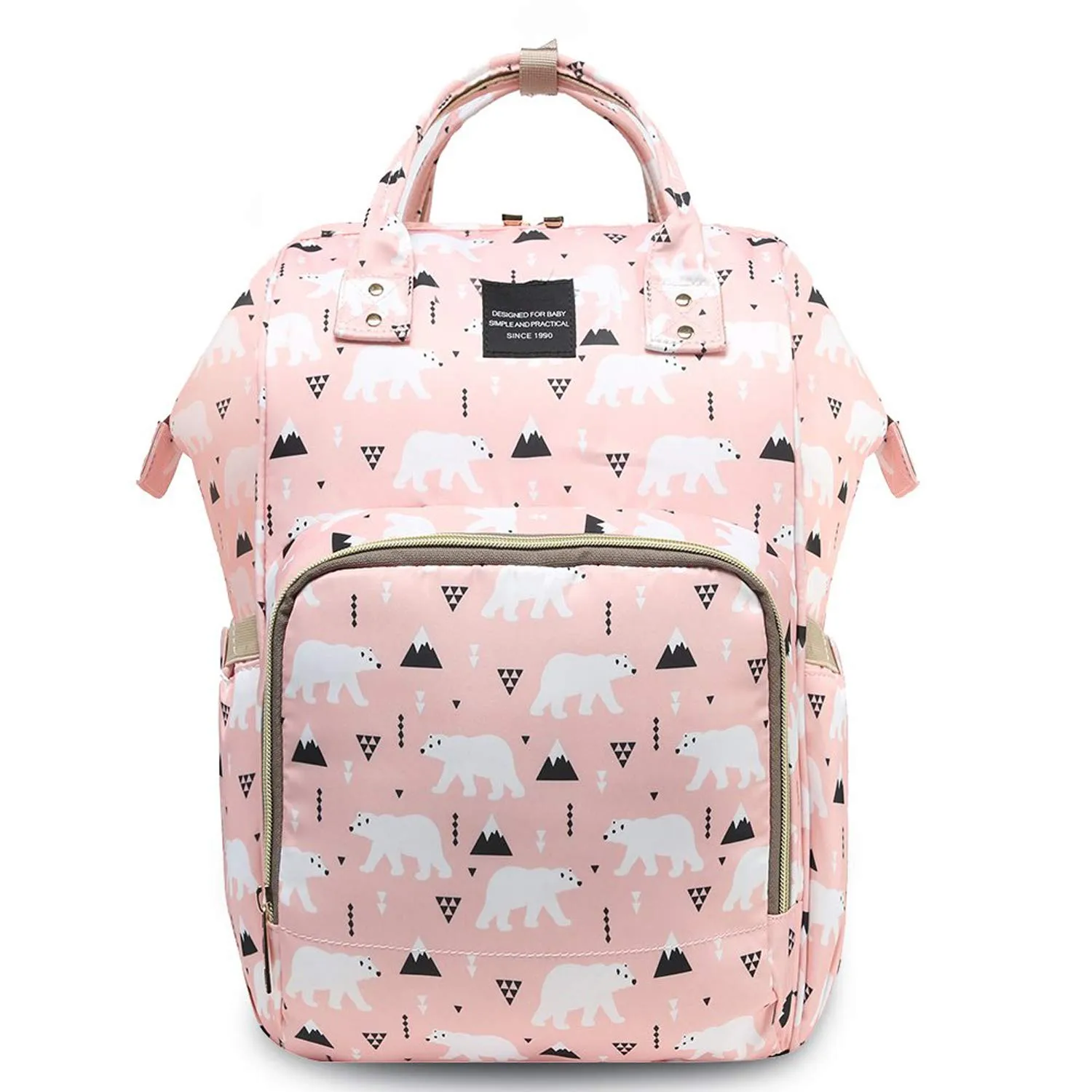 Maternity Backpack Baby Boy Girl  Diaper Bag Bear Printed