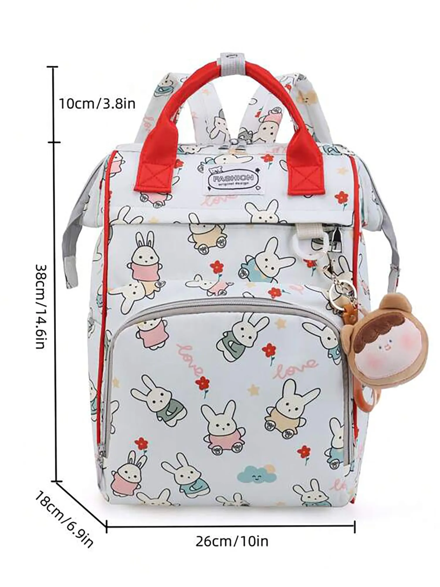 Maternity Backpack Baby Boy Girl  Diaper Bag Rabbit Printed