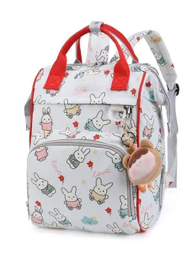 Maternity Backpack Baby Boy Girl  Diaper Bag Rabbit Printed