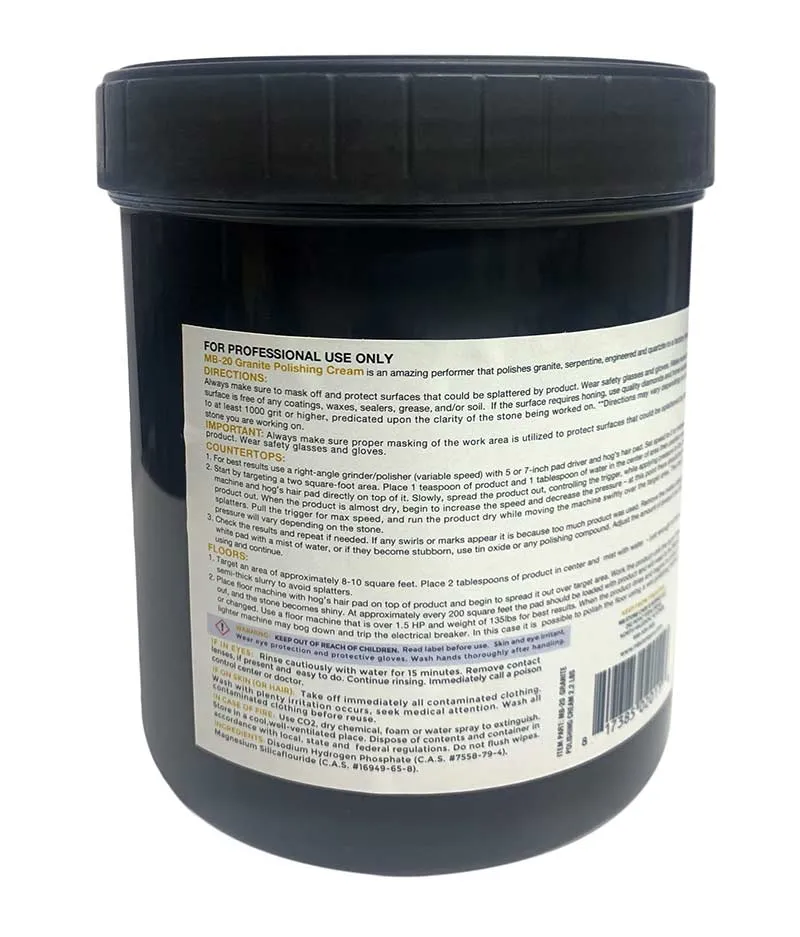 MB20 Premium Granite Polishing Cream – 1kg