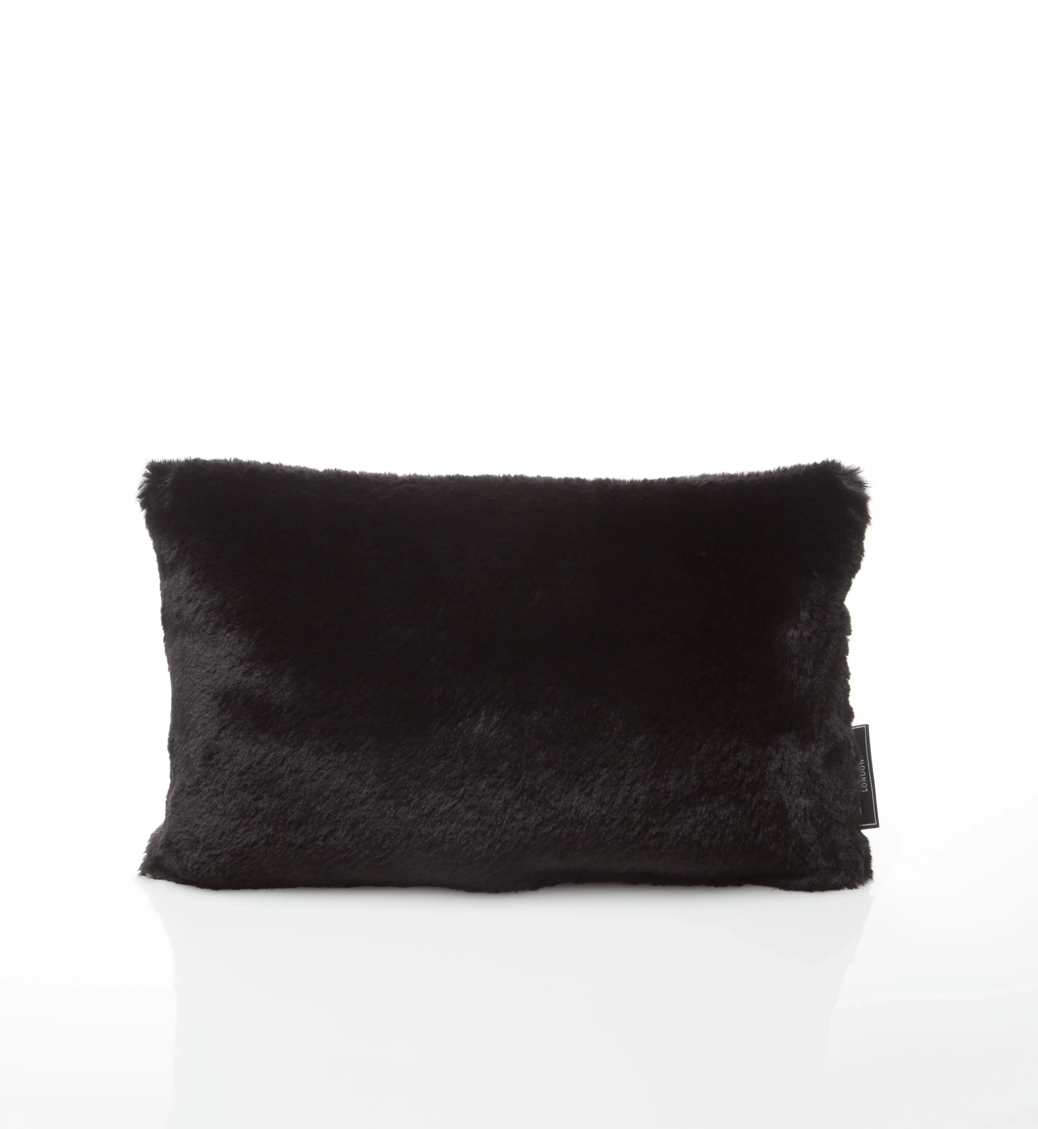 MEDIUM FAUX FUR BLACK BAGPADS