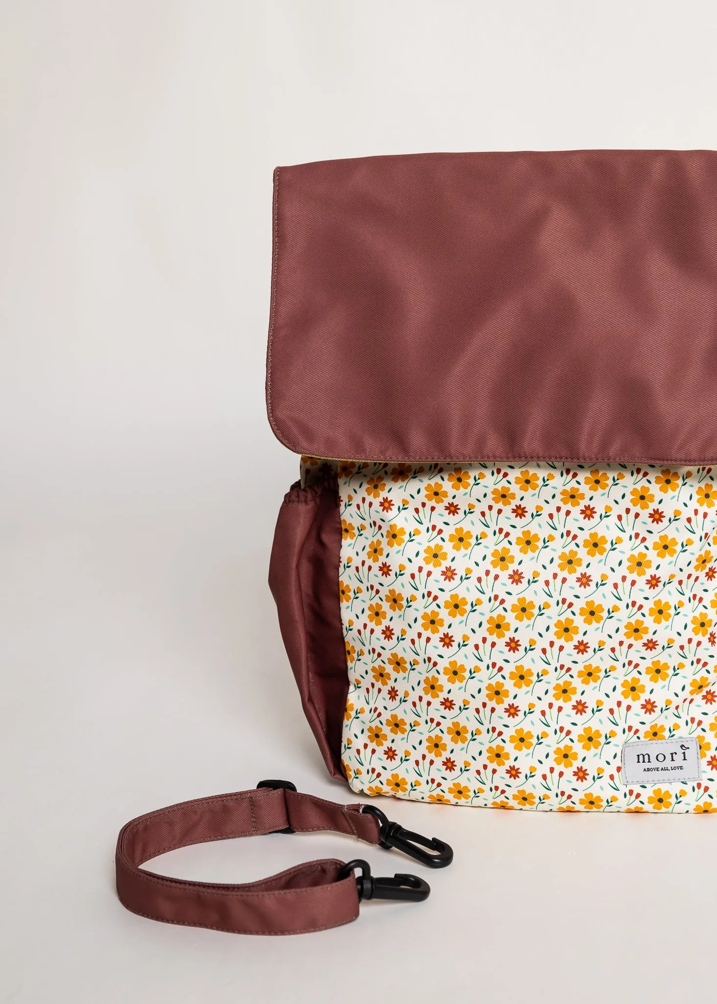 Mini Florals Yellow Utility 4-Way Washable Bag