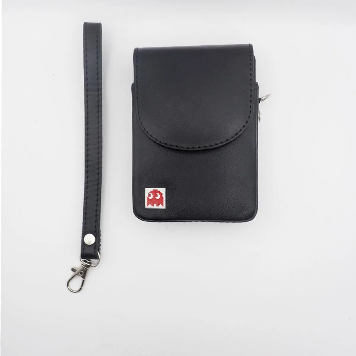 Miyoo Mini Plus v2 v3 v4 Real Genuine Leather Case - Uno Bridge Poker Playing Card Single Deck Holder (for Miyoo Mini Black Black)