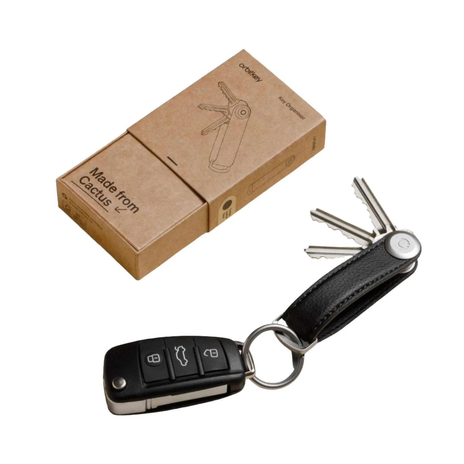 Orbitkey 2.0 Cactus Leather Key Organizer