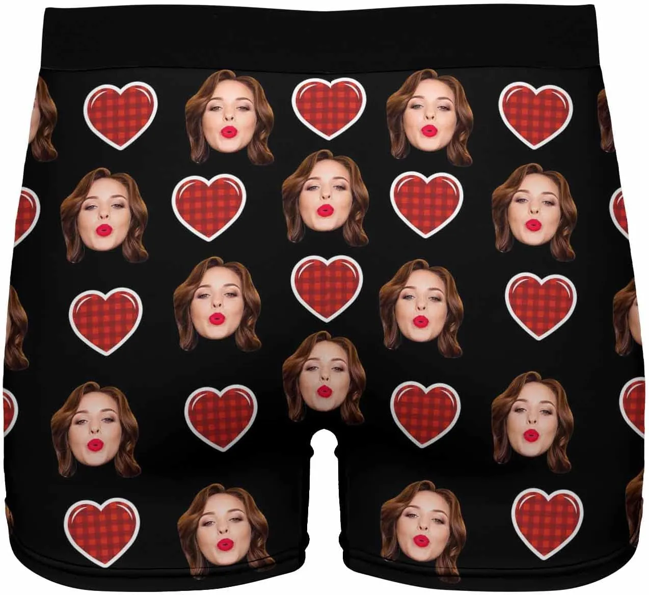 Personalized Boxer Briefs for Valentine's Day Boyfriend Husband Custom Underwear with Face