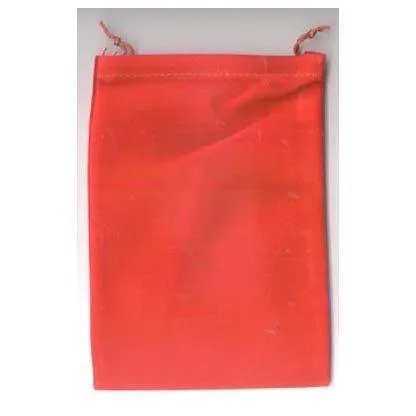 Red Velveteen Bag5 x 7