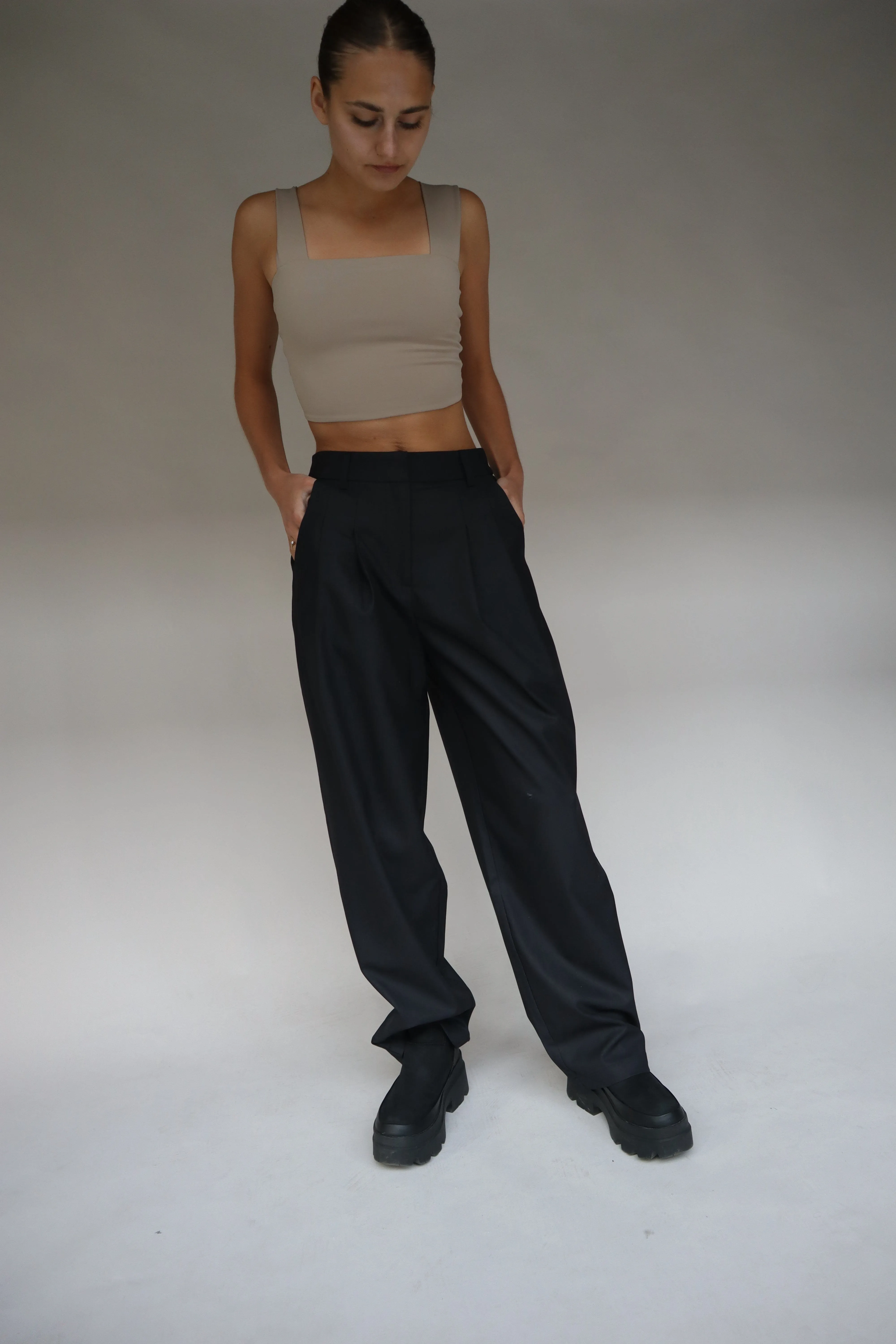 SLATE GREY TROUSER