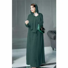 Streak Abaya (Green)
