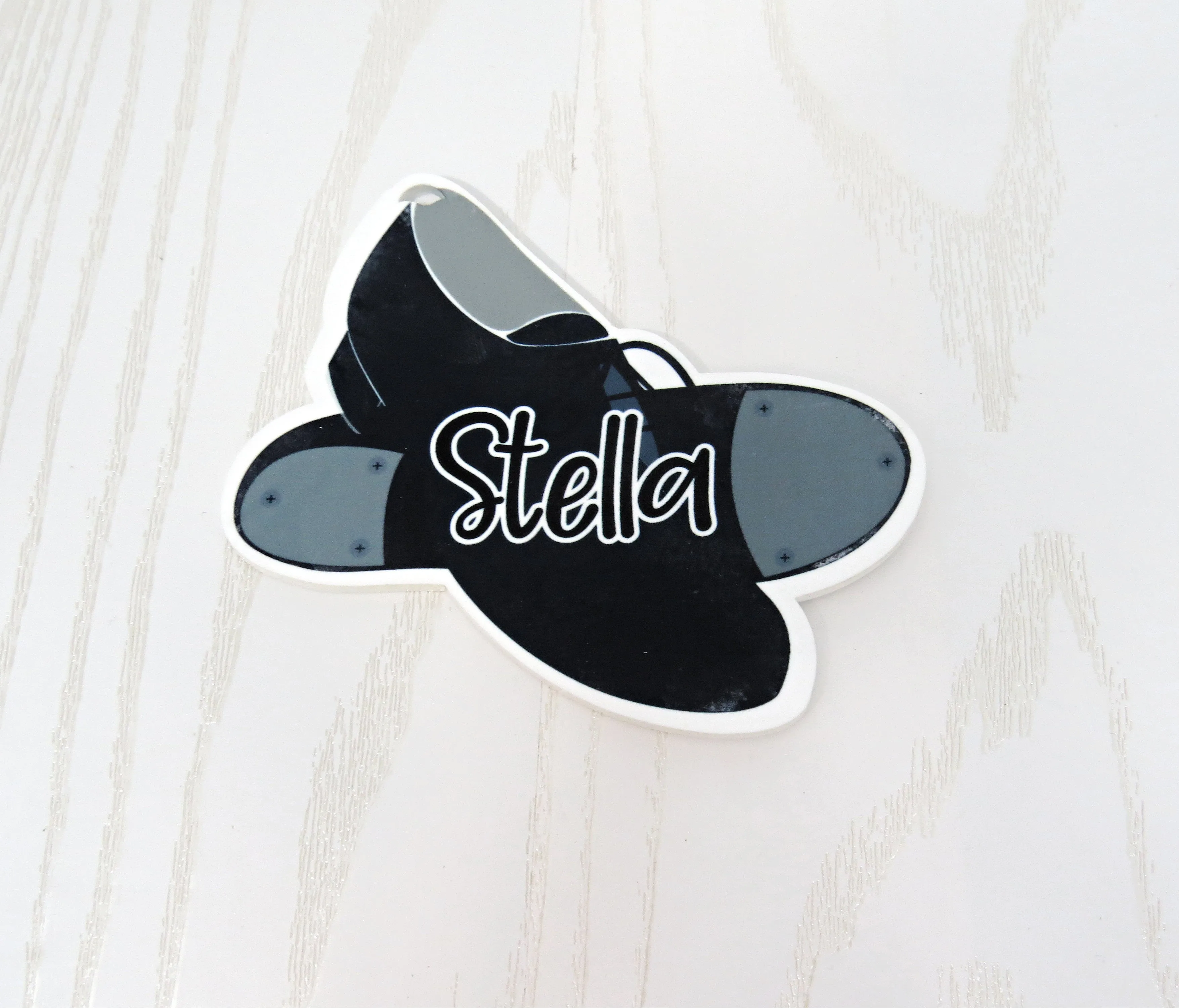 Tap Dance Bag Tag Personalized with Name - Young Dancer Bag Name Tag - Clog Keychain - Boogie Bop Fox-trot Gavotte Jig Jitterbug Jive