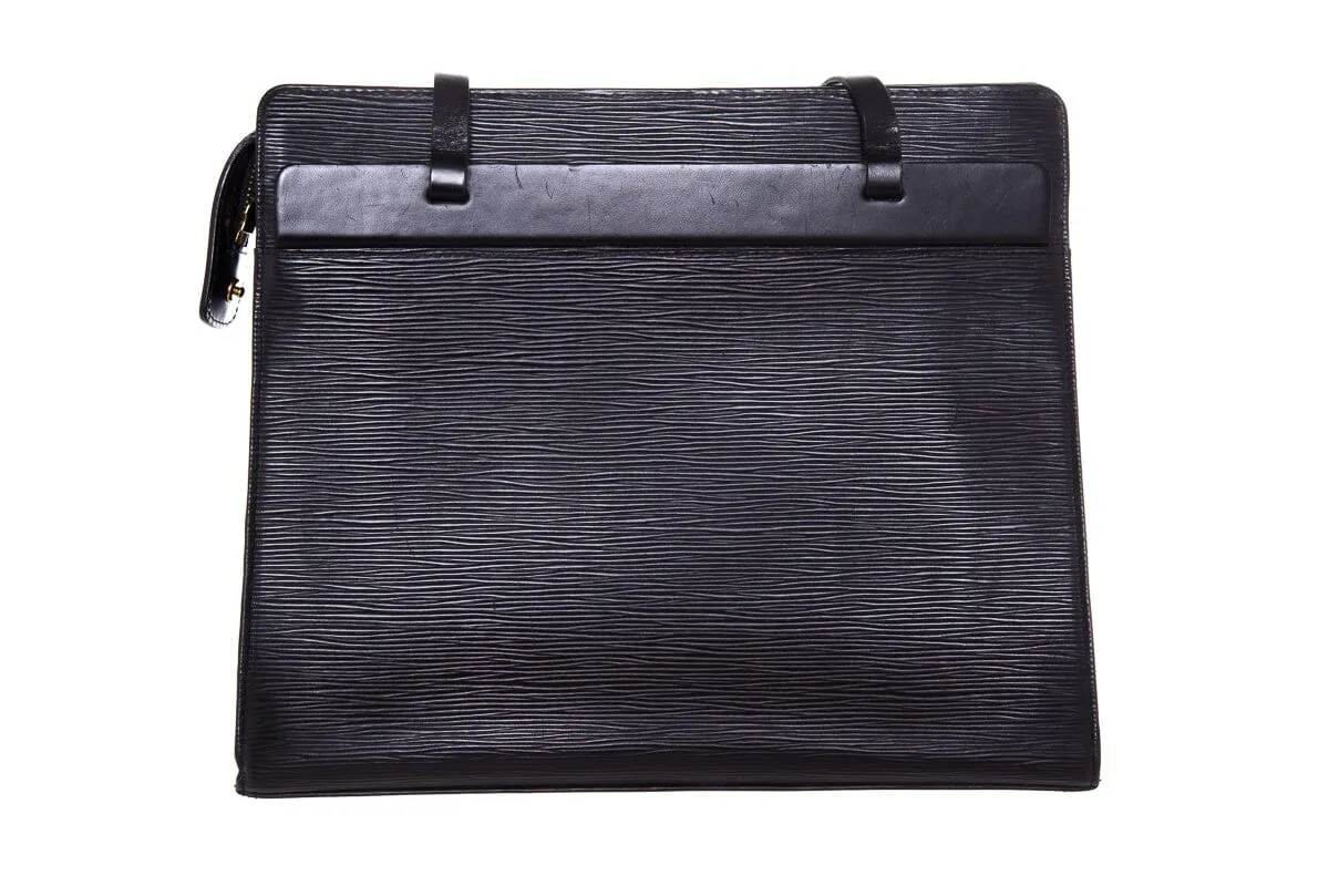 Trendy Inspired Louis Vuitton Vintage Black Epi Leather Riviera Handbag