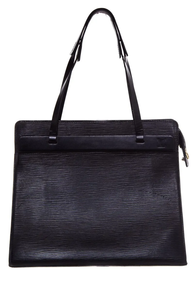 Trendy Inspired Louis Vuitton Vintage Black Epi Leather Riviera Handbag
